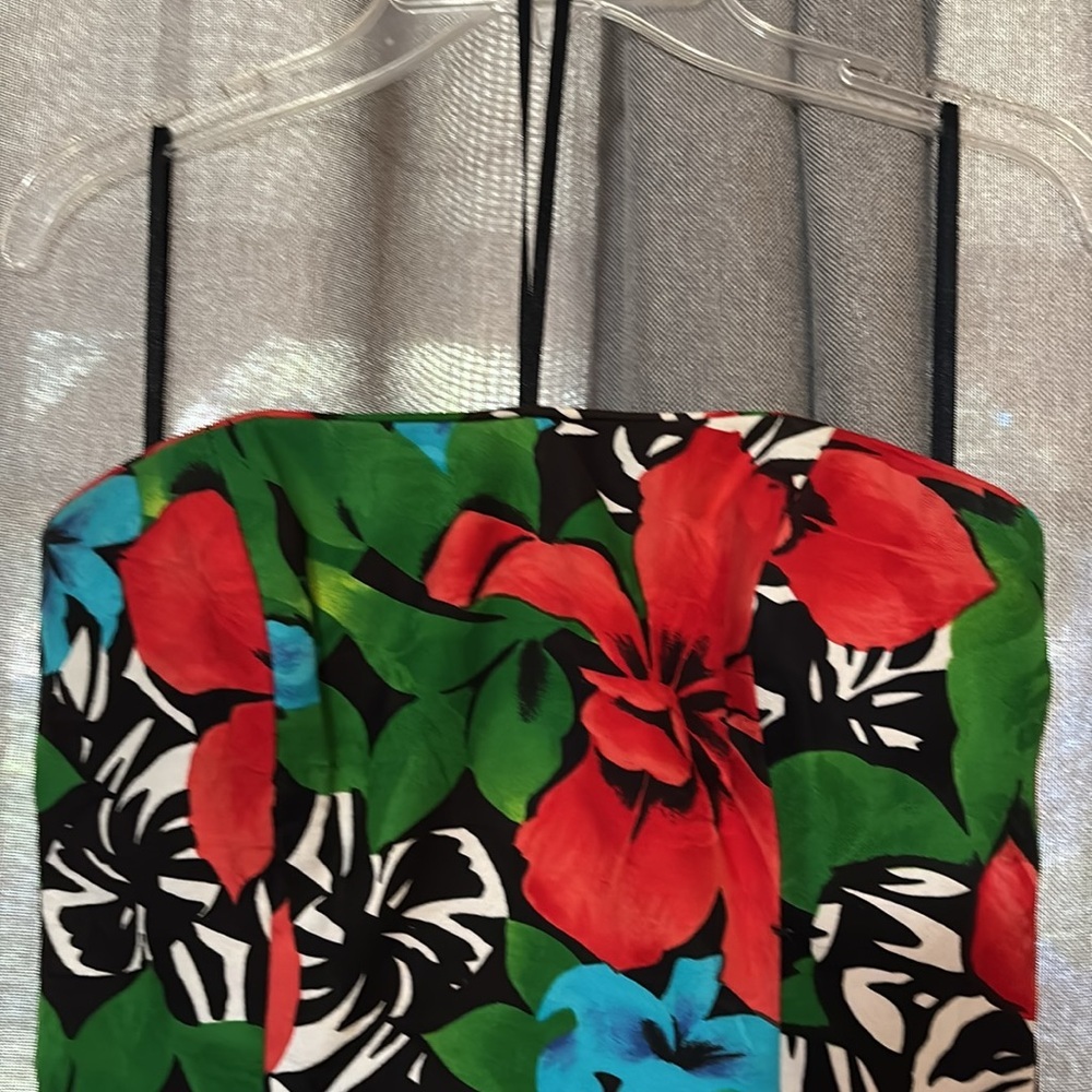 A. J. BARI for Lord & Taylor Strapless Peplum Party Dress - Picture 3 of 9